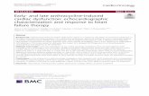 Early- and late anthracycline-induced cardiac dysfunction ...