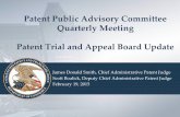Patent Public Advisory Committee Quarterly Meeting Patent ...