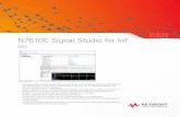 N7610C Signal Studio for IoT