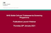 NHS Sickle Cell and Thalassaemia Screening Programme ...
