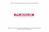 2013 Annual Report to Shareholders - Plexus Corp.