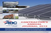 CONTRACTOR’S ANNUAL JOURNAL 2012