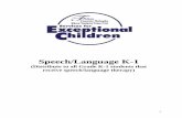 Speech/Language K-1 - fultonschools.org