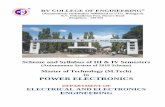 Master of Technology (M.Tech) in POWER ELECTRONICS