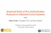 Empirical Study of PLC Authentication Protocols in ...
