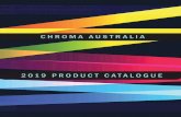 Chroma Australia Product Catalogue 2019