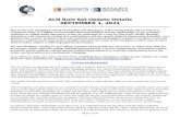 ALN Rule Set Update Details SEPTEMBER 1, 2021