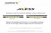 SurgeX Axess Setup and Control Utility User Manual