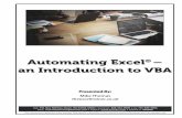 Final- Automating Excel - An Introduction to VBA