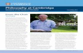 Philosophy at Cambridge - University of Cambridge