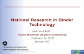 National Research in Binder Technology