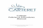 Policies and Procedures Manual - Carteret Community College