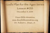 God’s Plan for the Ages Series Lesson #033
