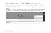 Adobe Connect Writing Center Tutorial