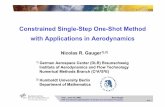Constrained Single-Step One-Shot Method with Applications ...