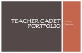 Teacher Cadet Portfolio