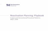 Reactivation Planning: Playbook
