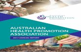 AUSTRALIAN HEALTH PROMOTION ASSOCIATION