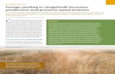 Forage seeding in rangelands increases production and ...