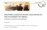WESTERN CLASSICAL MUSIC EDUCATION IN THE SULTANATE …