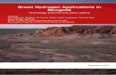 Green Hydrogen Applications in Mongolia