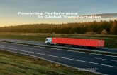 Powering Performance in Global Transportation