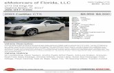 eMotorcars of Florida, LLC 2003 Cadillac CTS