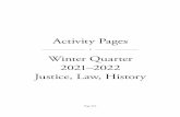 Activity Pages Winter Quarter 2021–2022 Justice, Law, History