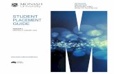 STUDENT PLACEMENT GUIDE - Monash