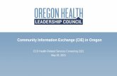 Community Information Exchange (CIE) in Oregon