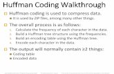 Huffman Coding Walkthrough