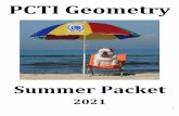 Geometry PCTI Summer Packet 2021