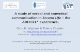 A study of verbal and nonverbal communication in Second ...