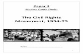 The Civil Rights Movement, 1954-75