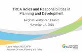 TRCA Roles and Responsibilities in Planning and Development