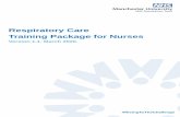 Respiratory Care Training Package for Nurses