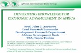 DEVELOPING KNOWLEDGE FOR ECONOMIC ADVANCEMENT IN …