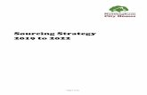 Sourcing Strategy 2019 to 2022
