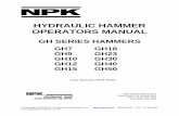 HYDRAULIC HAMMER OPERATORS MANUAL - NPKCE