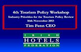 4th Tourism Policy Workshop