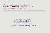 Australian Institute of Company Directors Corporate Profile