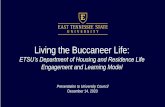 Living the Buccaneer Life - etsu.edu
