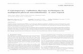 Contemporary radiation therapy techniques in malignant ...
