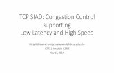 TCP SIAD: Congestion Control supporting Low Latency and ...