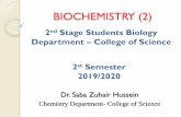 BIOCHEMISTRY Biological Student second year