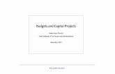 Budgets and Capital Projects - Williams College
