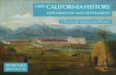 EARLY CALIFORNIA HISTORY EXPLORATION AND SETTLEMENT