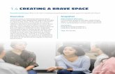 1.4 CREATING A BRAVE SPACE