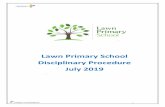 Lawn Primary School Disciplinary Procedure July 2019