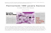 Terrorism 100 years hence - Danny Dorling